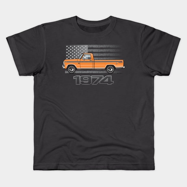 74 Orange Kids T-Shirt by JRCustoms44